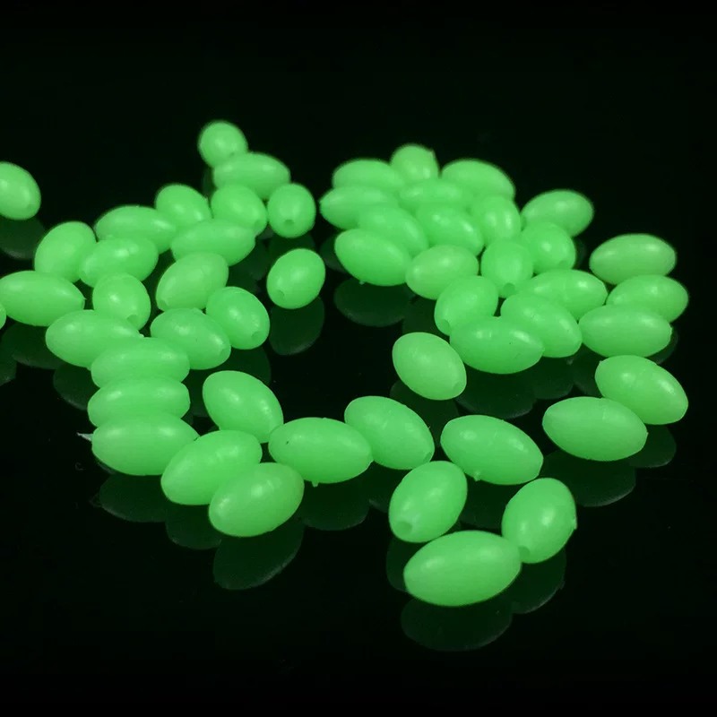 威和 Sports luminous beads blocking beads 3.4*5MM fishing gear fishing accessories have holes in the middle to thread luminous fishing gear
