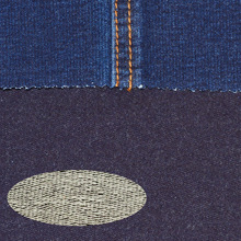 针织洗水牛仔毛圈布320克全棉款不起球多种克重童装布料库存面料