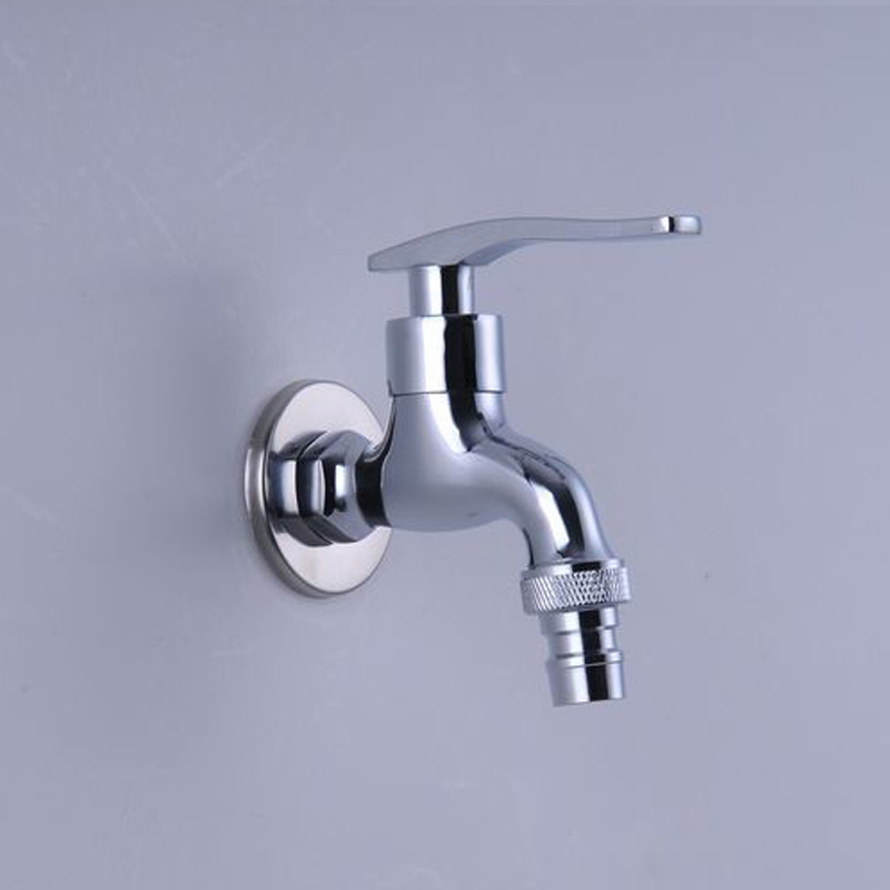 Yao Peng cobre lavadora grifo fregona piscina solo frío alargado uno en dos grifo galvanoplastia pequeño grifo