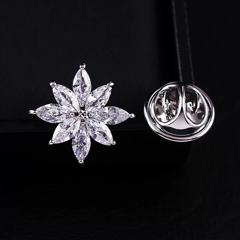 Brooch, protective underware with zircon, elite accessories, high-quality style, micro incrustation
