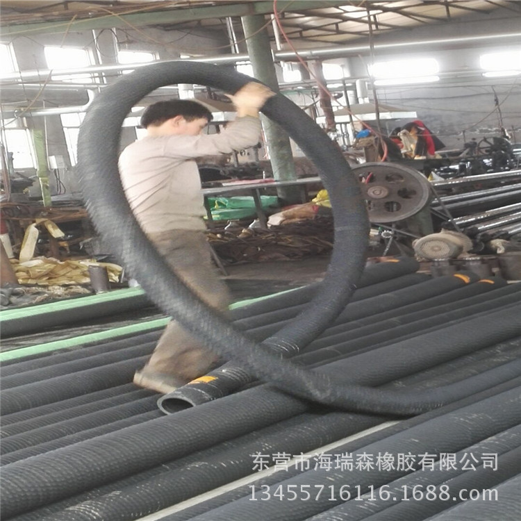 耐磨橡胶钢丝管 混凝土泵车卸砂石料 建筑工地卸水泥用高强度钢丝