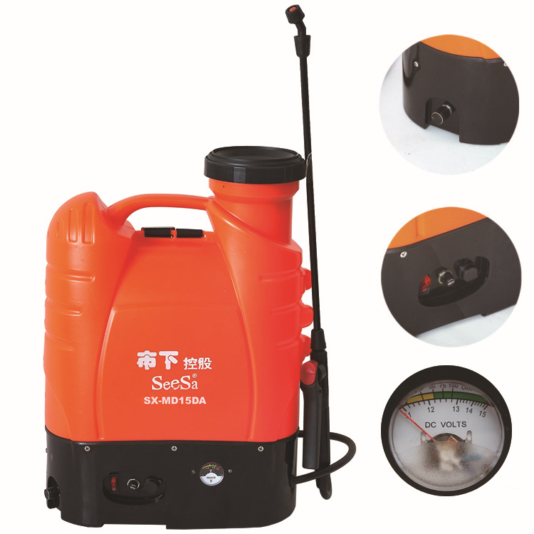 Pulverizador eléctrico agrícola Shixia de alta presión, pulverizador para prevención de epidemias y desinfección, tipo mochila SX-MD15DA