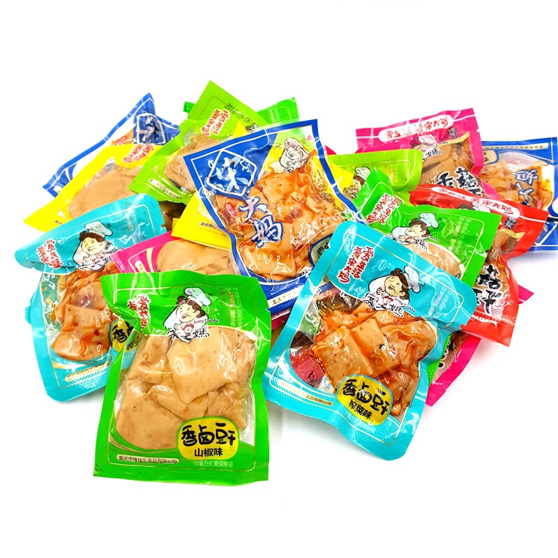 Song Dama dried tofu 5kg bagged dried tofu Spicy Spicy spiced multi-flavor bulk snacks special snacks Song Dama dried tofu 5kg bagged dried tofu Spicy Spicy spiced multi-flavor bulk snacks special snacks