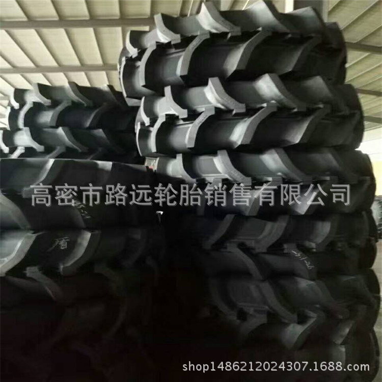 拖拉机水田轮胎 28L-26 R-2花纹防陷宽基轮胎