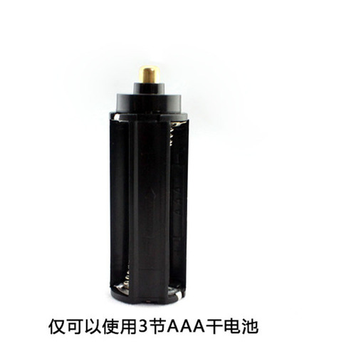 Factory wholesale 18650 plastic battery holder 3 sections 7 number led flashlight K5 battery holder 