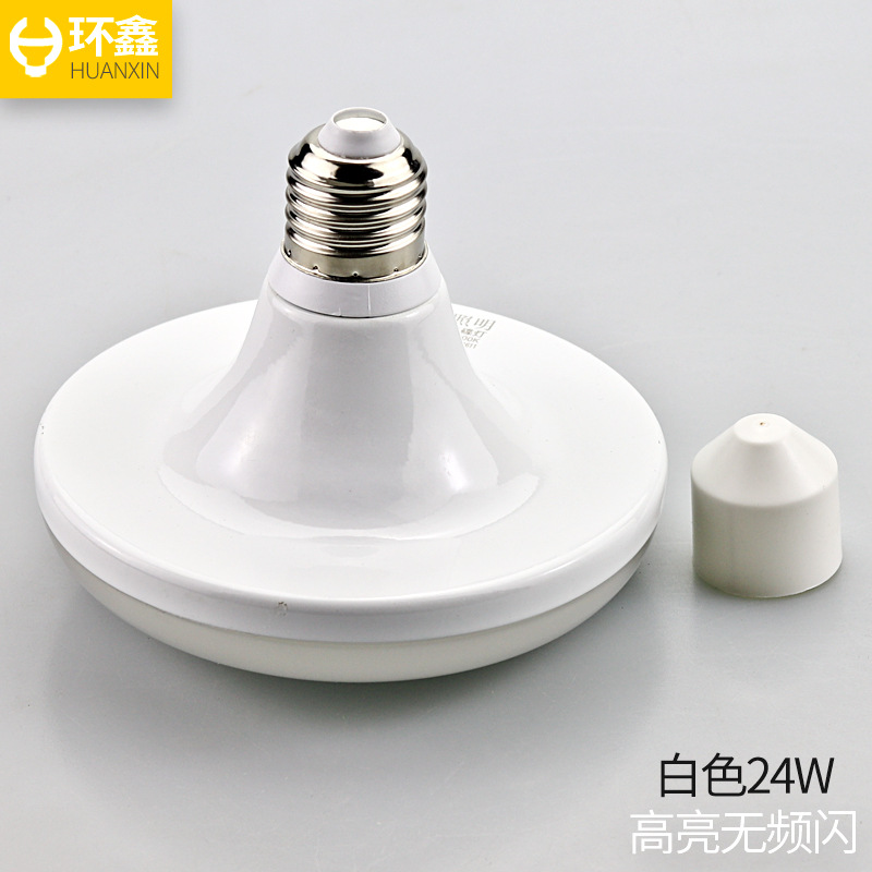 Bombilla LED de alta potencia lámpara UFO fábrica bombilla de ahorro de energía E27 tornillo 36W iluminación del mercado nocturno lámpara de minería súper brillante