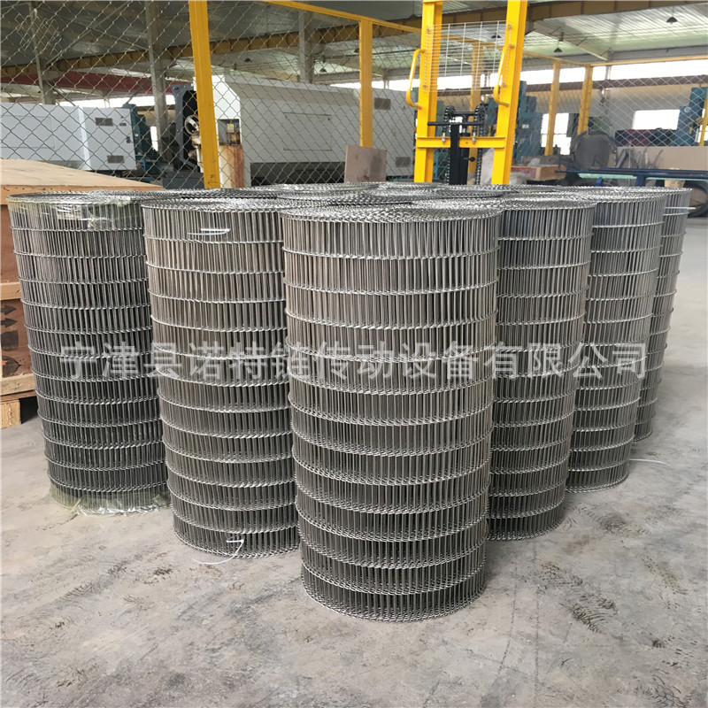 薯片机烘烤输送网带 披萨烤炉线乙型网带 304一字型网带