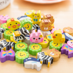 Children's Learning Stationery Gift Cartoon Eraser Wholesale Cute Elementary School Rubber Head Creative Prize 50 Pieces T