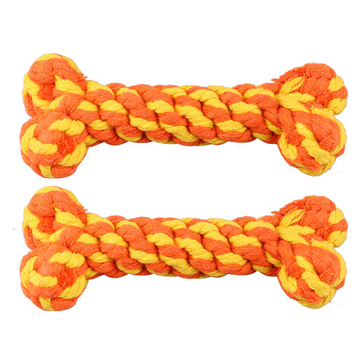 Factory direct supply of dog Teddy pet toy ball, teeth grinding and bite resistant training knot rope ball pet dog toy collection