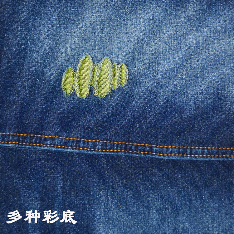 Factory direct knitted wash Denim plain color rayon bottom fish scale bottom 300 grams of multi-gram fabric Factory direct knitted wash Denim plain color rayon bottom fish scale bottom 300 grams of multi-gram fabric