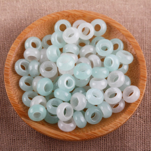 9mm��ɫ�\�Gɫ�sʯ��P�� ���ɢ��DIY������K�����Ʒ���l