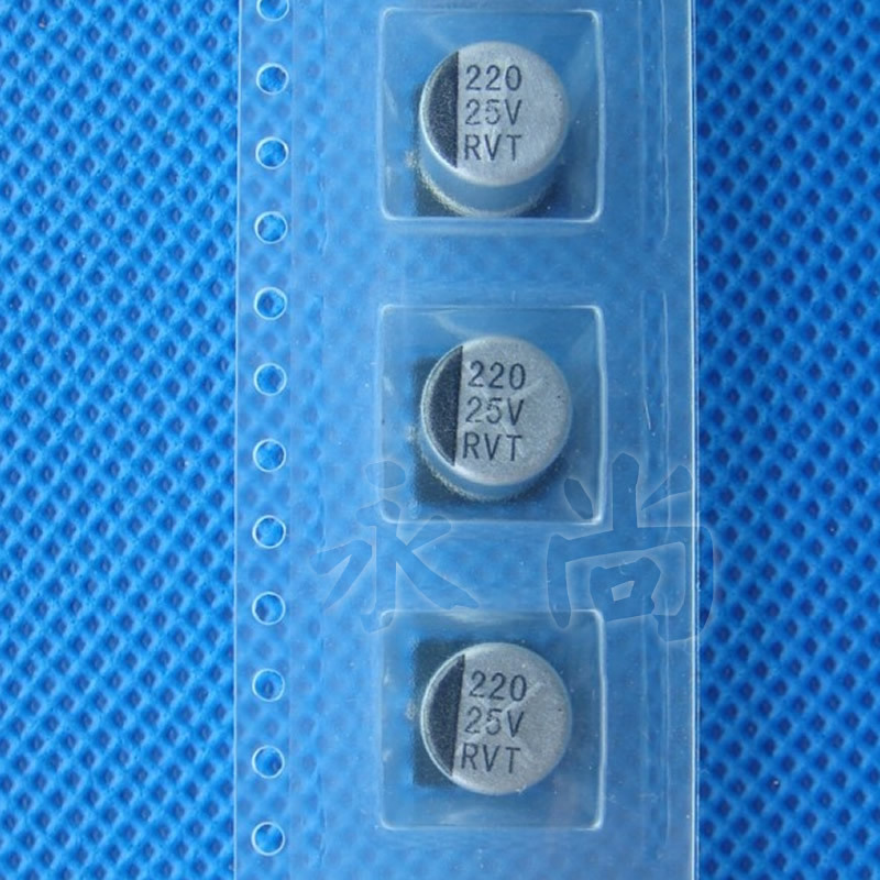 工厂主营贴片铝电解电容220UF 16V 6.3*7.7原厂原装现货电源