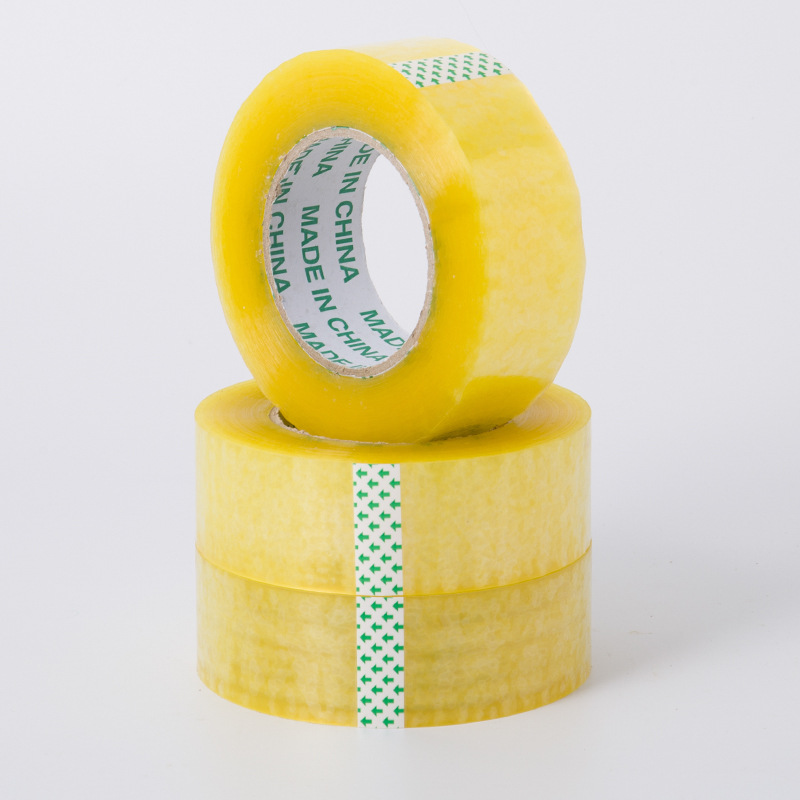 Cinta transparente ancho 5,0 cm espesor 3,0 cm cinta de color beige expreso sellado embalaje cinta adhesiva cinta de advertencia al por mayor