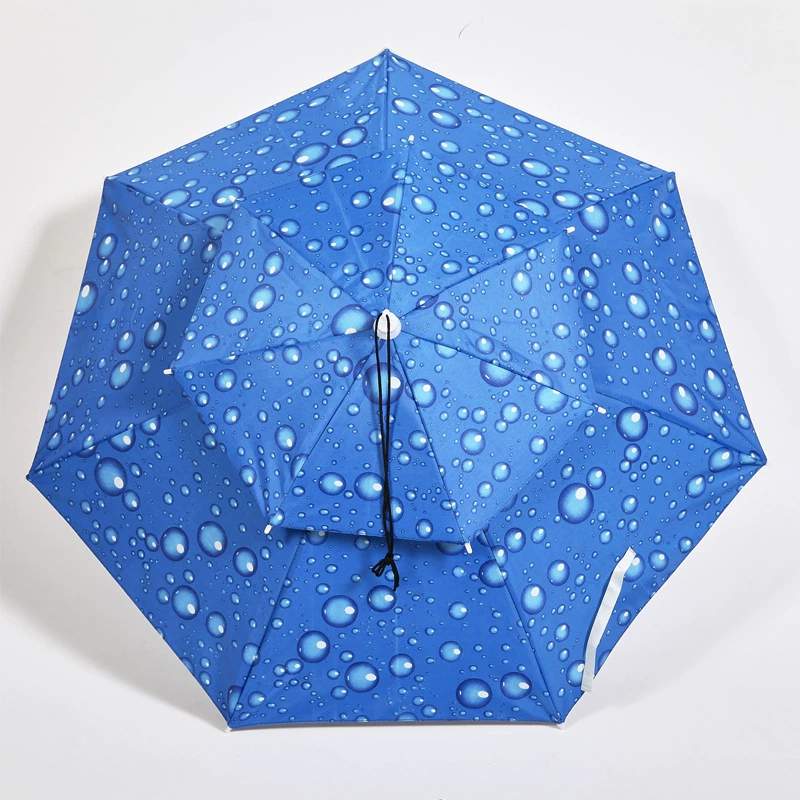 Двухслойная дышащая головка зонтик крышка открытый рыбалка зонтик рекламный зонтик