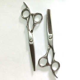 理发剪刀 6.0英寸 美发剪刀平剪直剪刘海剪大柳叶剪刀批发碎发