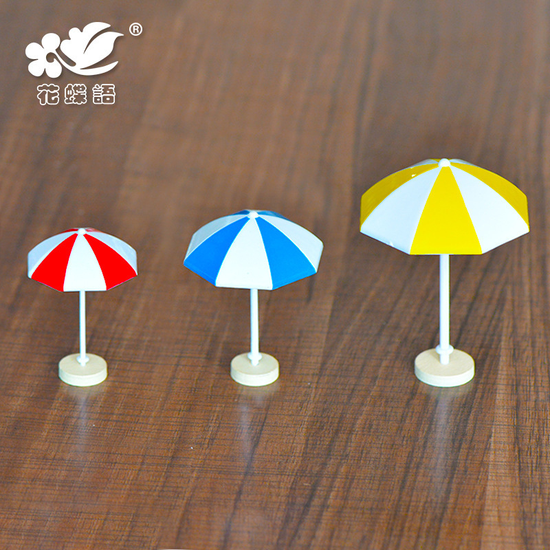 Mini sun umbrella decoration three colors optional micro landscape Beach beach accessories baking material accessories Mini sun umbrella decoration three colors optional micro landscape Beach beach accessories baking material accessories