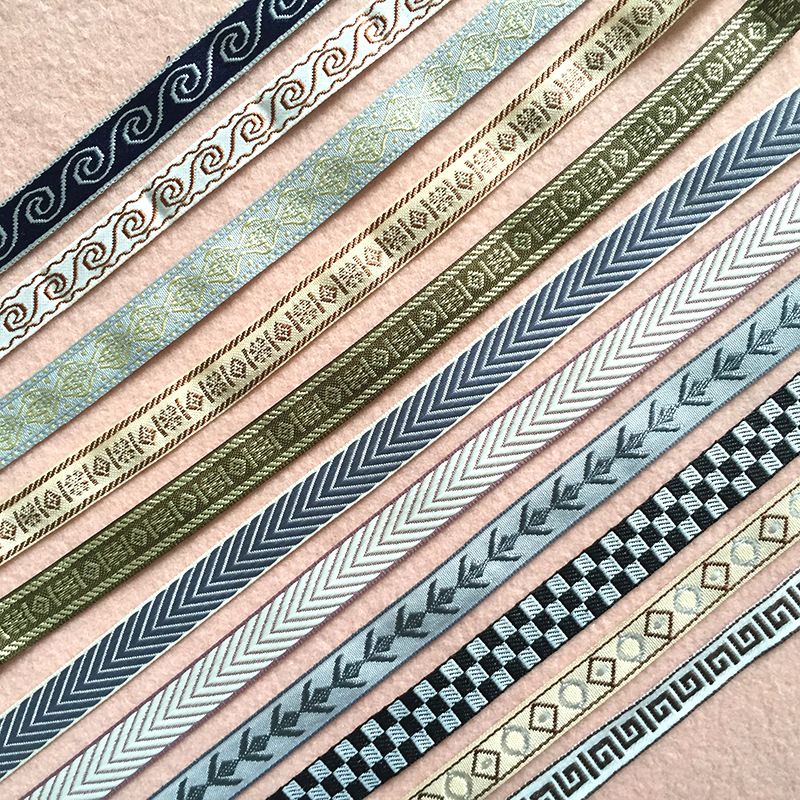 涤纶提花织带 礼品包装彩带缎带丝带服饰辅料 织带可来样dz