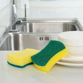 双层强力去污洗碗海绵清洁海绵擦厨房洗碗魔力海绵擦洗碗百洁布