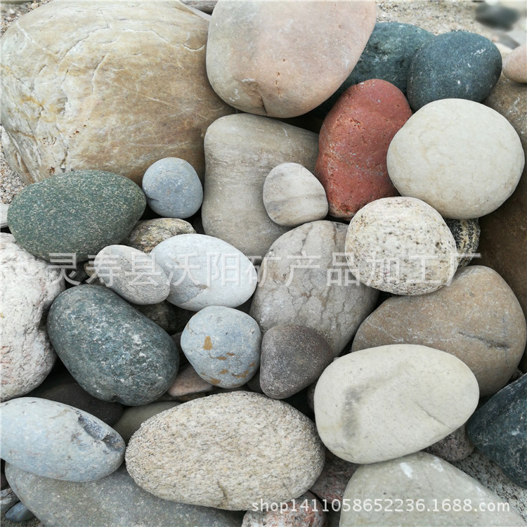 批发自然鹅卵石盆景鱼缸石铺路用鹅卵石园林石变压器铺垫用鹅卵石