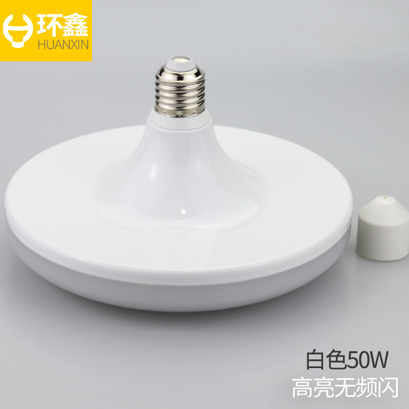 Bombilla LED de alta potencia lámpara UFO fábrica bombilla de ahorro de energía E27 tornillo 36W iluminación del mercado nocturno lámpara de minería súper brillante