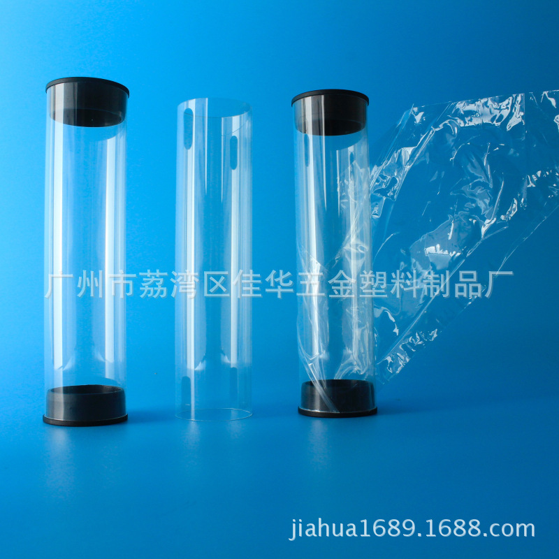工厂供应透明PC管直径31/33mm透明两头配盖耐寒防腐