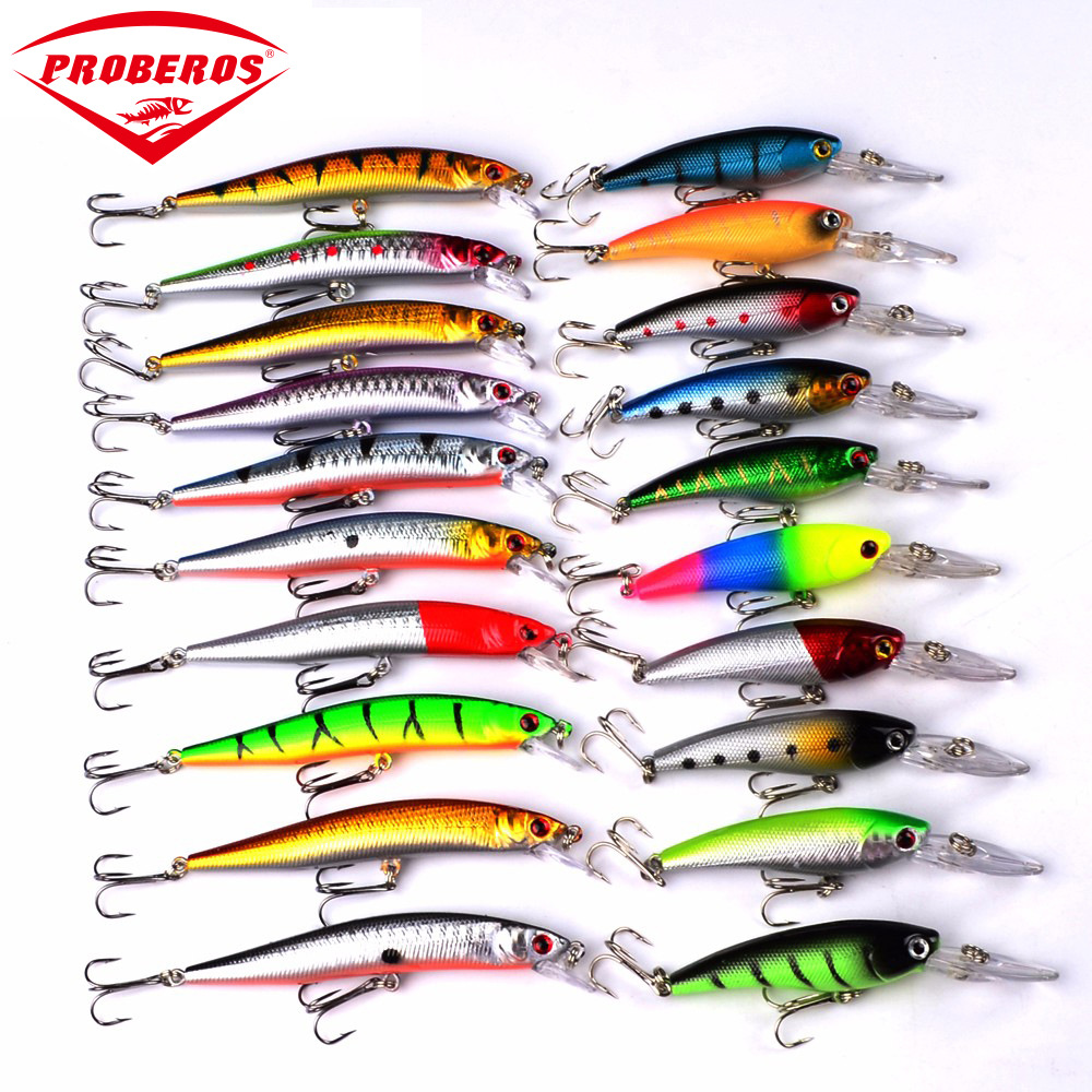 Mino Set Luya Select 20 Color Bait Mixed Color 2 Size 2 Weight E-commerce Fishing Tackle Bait DWS251_voghion.com