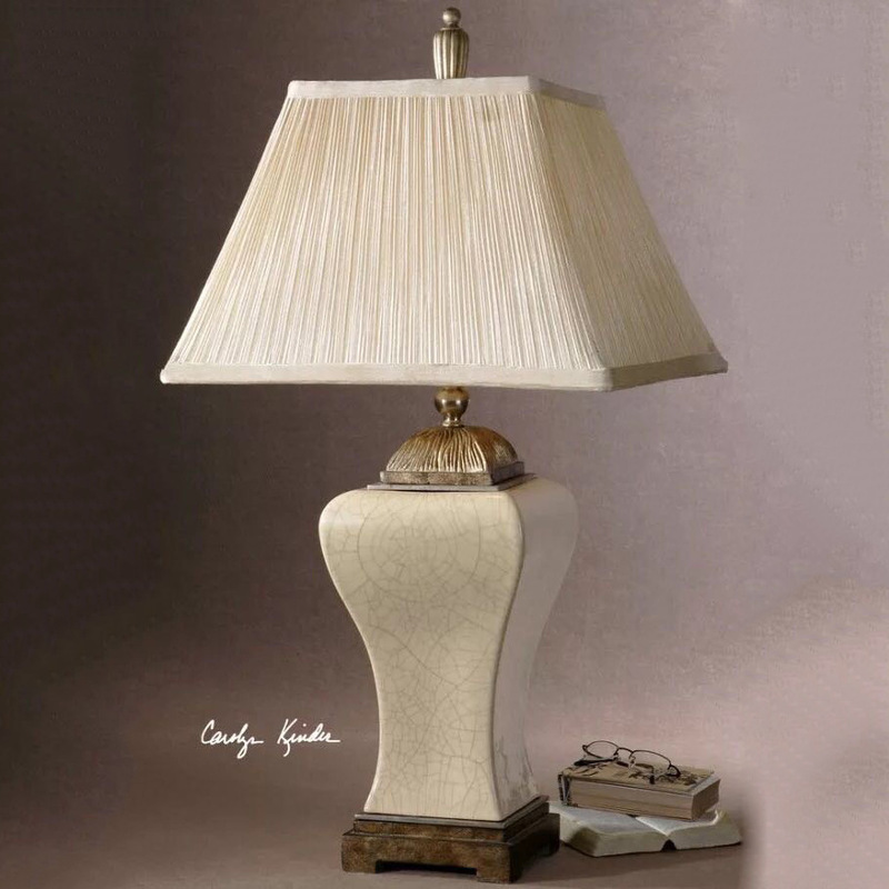 Country Living Room Ceramic Table Lamp Villa Large Table Lamp Crack Old Retro Bedside Lamp Hotel Table Lamp Home