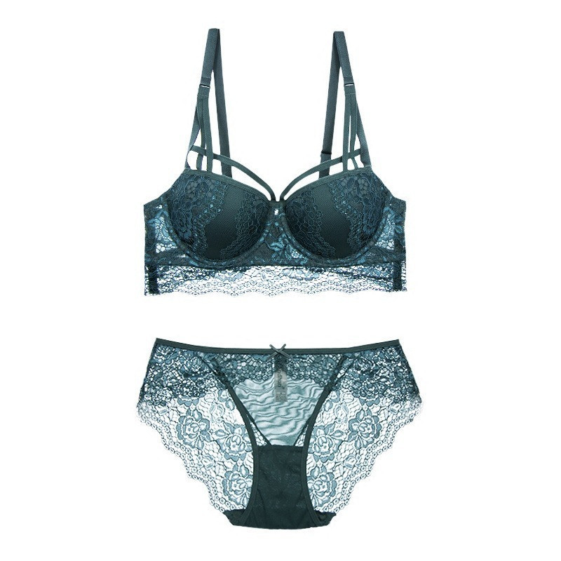 French Brand Three-Breasted European and American New Lace Women's Bra Set Sexy Push-Up Intimates Bra Dropshipping French Brand Three-Breasted European and American New Lace Women's Bra Set Sexy Push-Up Intimates Bra Dropshipping