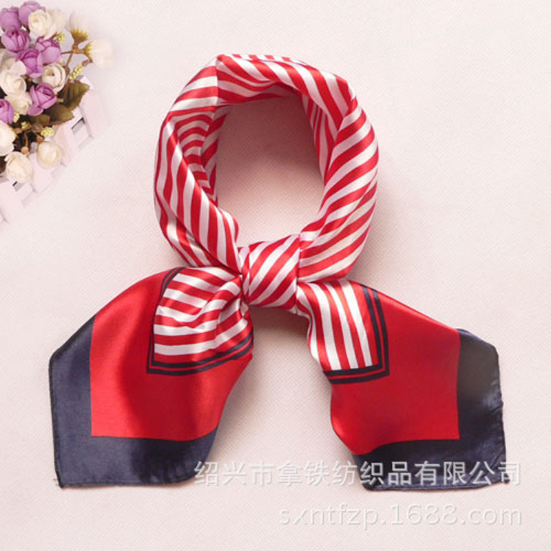 Scarf, silk handkerchief, Birthday gift, polyester
