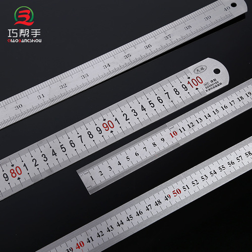 Wholesale stainless steel ruler Tianjin measuring tool Tianta Shuguang steel plate ruler double-sided scale