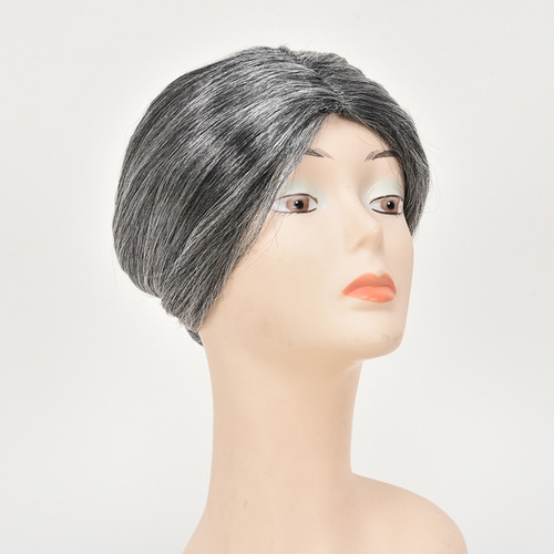 Festival film and television grandpa wig stage performance dance dress up grandpa and grandma film and television wig props