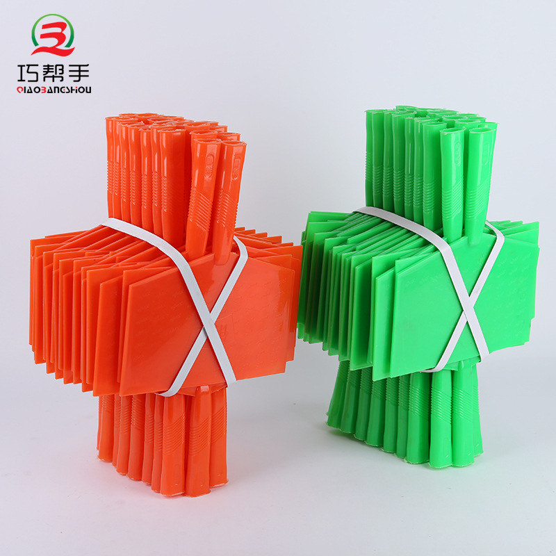 黄字母塑料托板灰板泥瓦匠 灰匙 建筑泥工抹子瓦工抹泥板端板