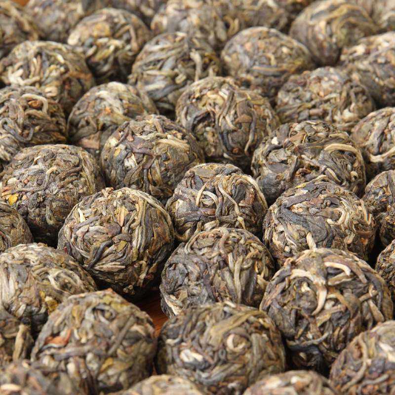 2025年头春无量山老树生茶手工龙珠散装云南普洱茶叶云南小沱茶