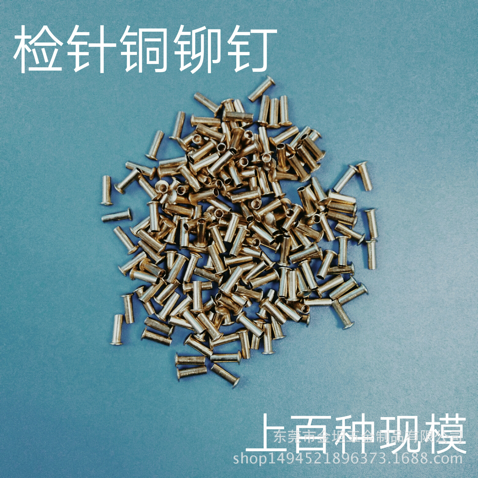 厂家现货直销环保铜平头铆钉 供应半圆头中空铆钉 半空心实心柳钉