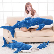 毛绒玩具仿真蓝鲸公仔鲸鲨玩偶布娃娃可爱海豚儿童生日礼物鲸鱼娃
