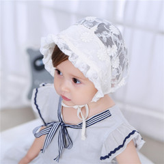 New Summer Thin Lace Cool Baby Hat, Infant Lace Court Hat Cute Sun Protection Princess Hat