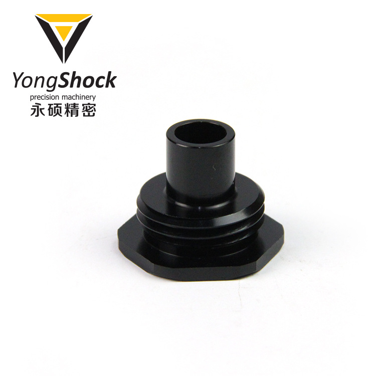 永硕6061一次性成型圆头精密六角轴 亮黑气动工具线轴