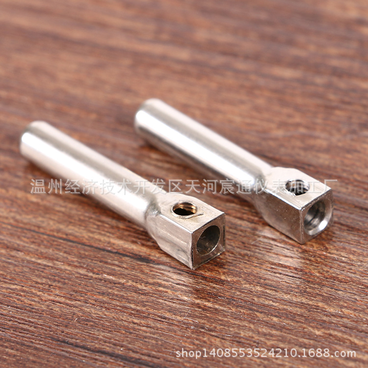 镀镍铜脚 方头空心铜脚 方针铜脚  镀镍