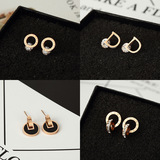 Серьги из нержавеющей стали, простой и элегантный дизайн, прямая поставка с фабрики, оптовые продажи