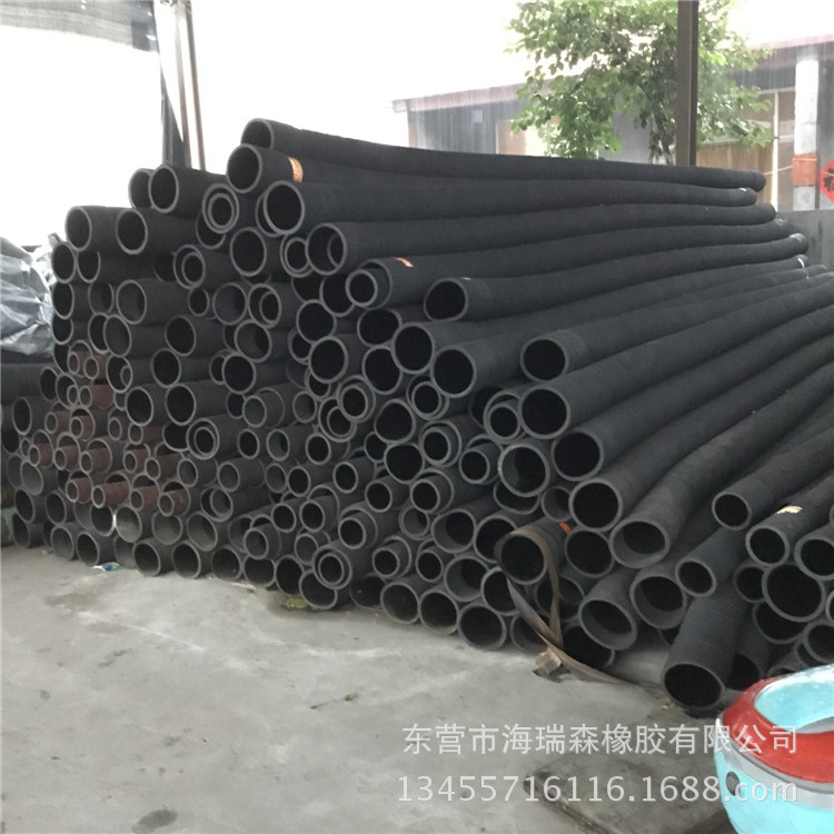 大口径吸排水油 耐腐蚀抗老化钢丝管 油田输送沥青原油橡胶钢丝管