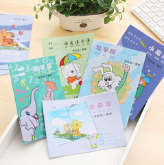 Preschool Chinese, Math, Pinyin, Character Grid, Drawing, Writing Practice Notebooks, Elementary School Homework Books, Direct Sales