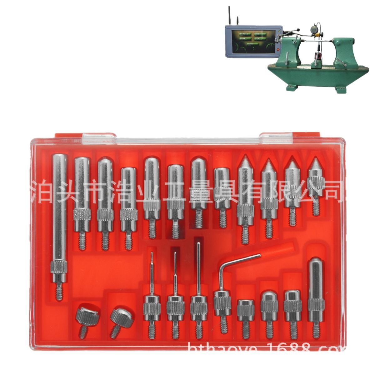 22件套指示表测头 百分表配件套装 仪表附件（百分表测头套装）