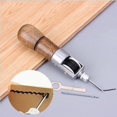 厂家直销 DIY皮革工具 皮革手缝器 手缝机 皮雕菱斩手缝线器