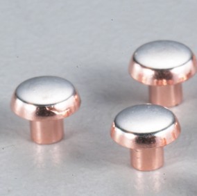 厂家大量销售银触点纯银复铜Agsno2/Cu