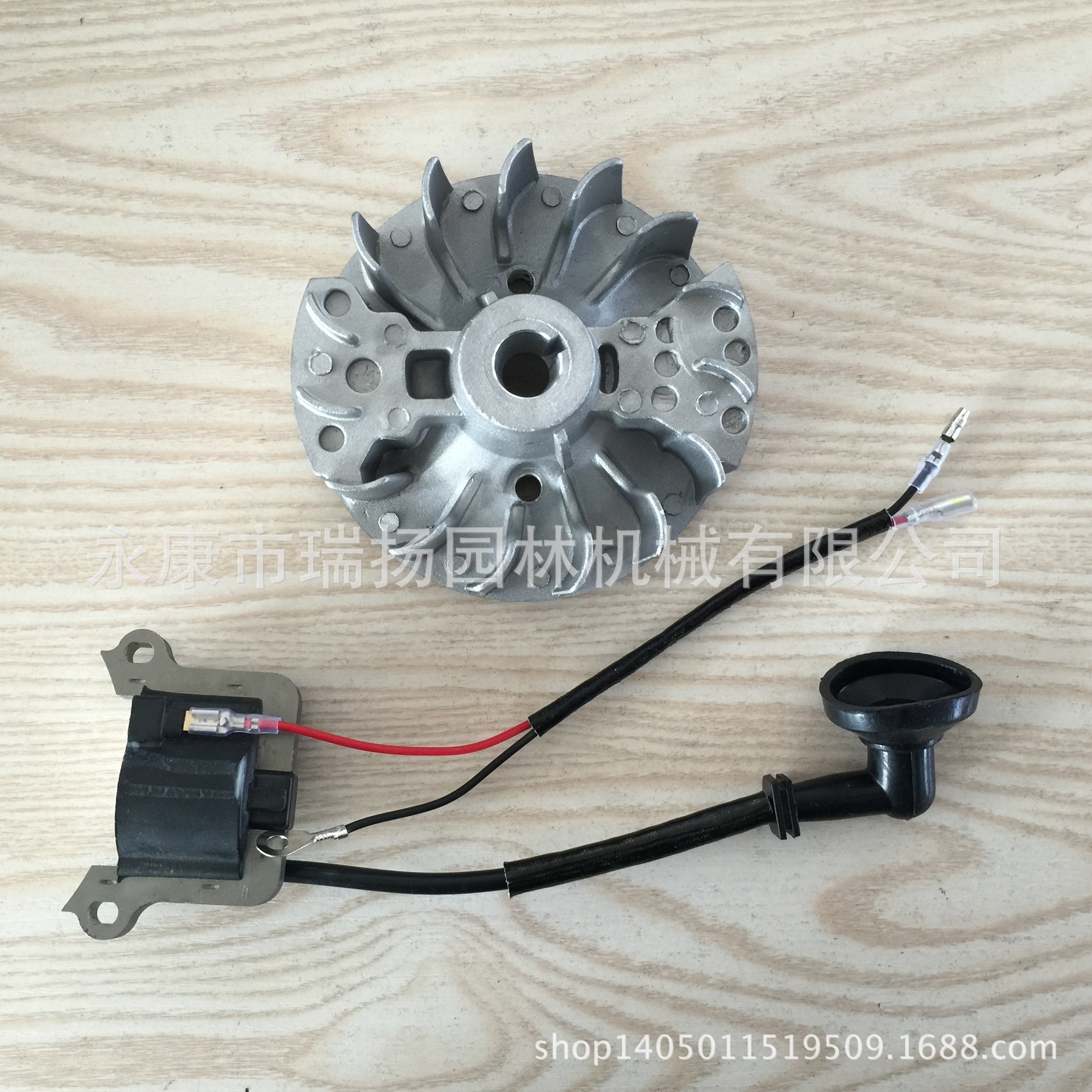 58油锯配件 高品质6200油锯配件 飞轮 高压包 磁电机总成 点火器