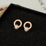 Серьги из нержавеющей стали, простой и элегантный дизайн, прямая поставка с фабрики, оптовые продажи