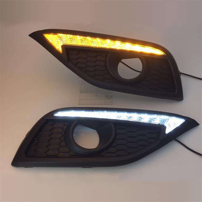 Aplicable a 12-13 CRV luz diurna modificado fangya streamer dirección 3-color luz diurna