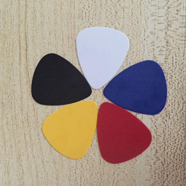 Púas de guitarra de celuloide 0.460.710.96, púas de guitarra de ABS, plectros, púas de guitarra 
 Impresión de LOGOTIPO