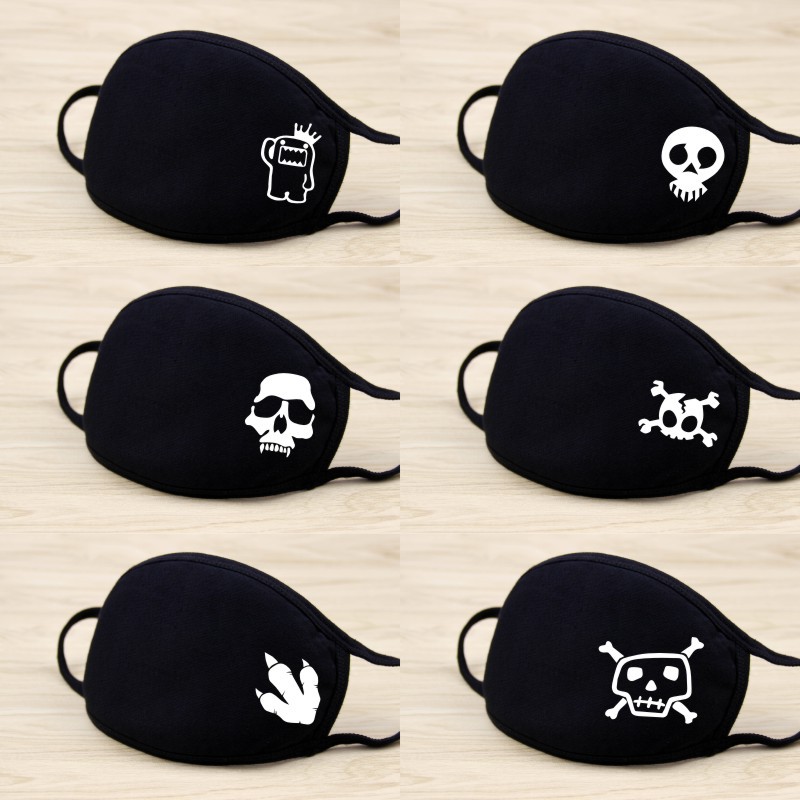 Fashionable breathable cotton windproof black medical mask for men…