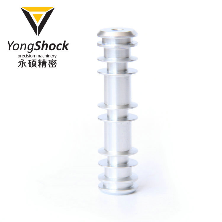 铝6061线轴 本色光亮阳极光滑无毛刺 五金气动工具精密数控加工